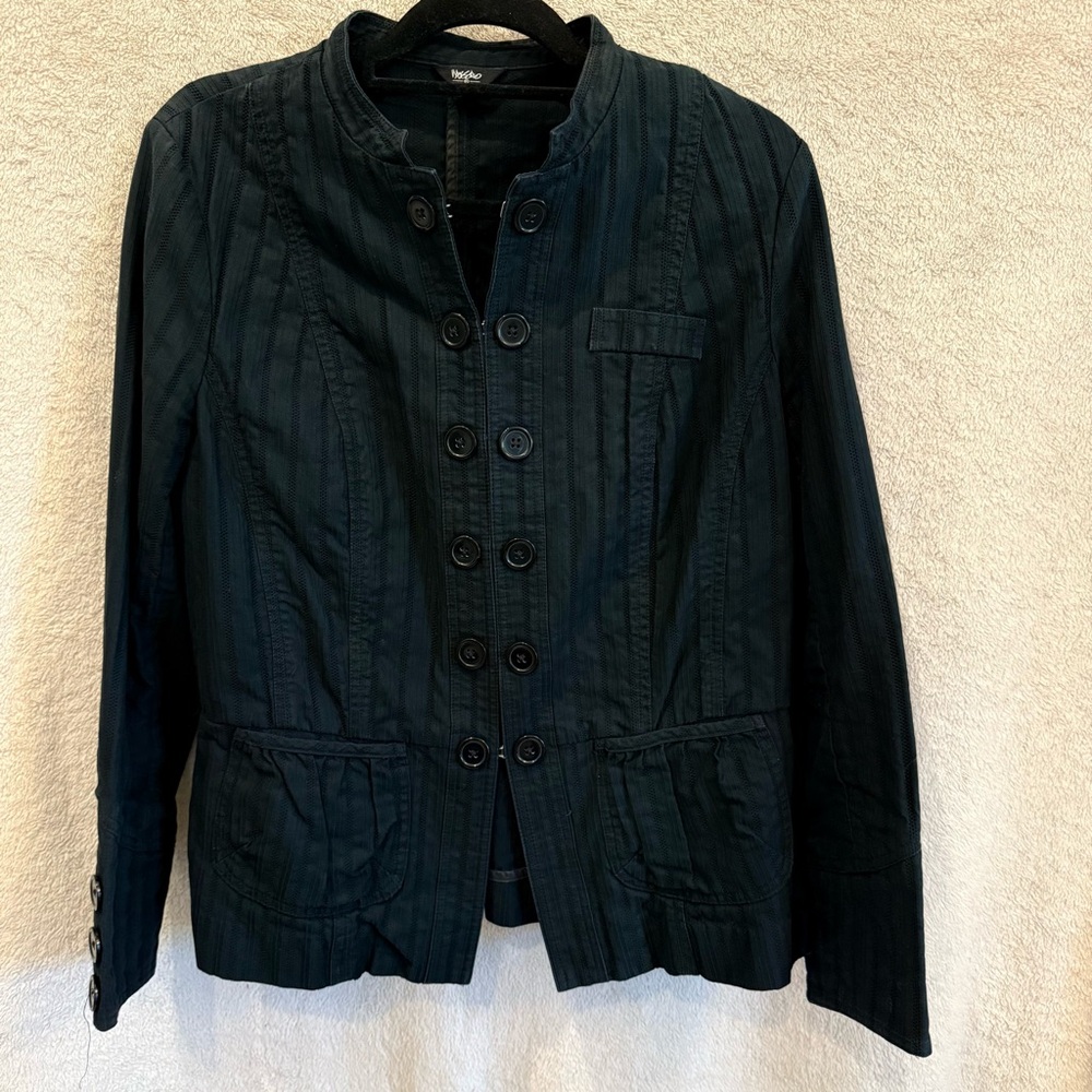 Mossimo Supply Co. Black Unique Double Button Blazer